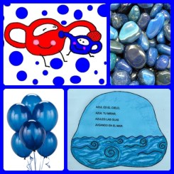 MONTAJE AZUL - BLOG reparto invitaciones