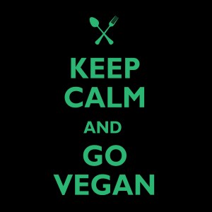 KEEP CALM AND GO VEGAN