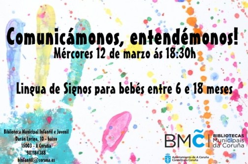 CARTEL ACTIVIDAD BEBÉS 12 DE MARZO