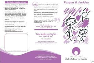 triptico nais solteras por eleccion