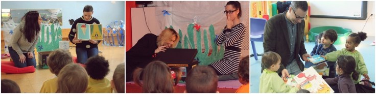 O persoal da Bebeteca visita as Escolas Infantís da contorna